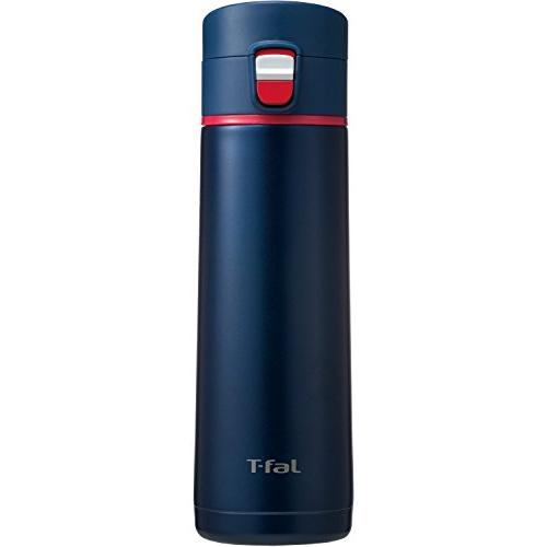 ティファール(T-fal) マグボトル マリン 430ml ステンレスマグボトル ワンプッシュタイプ...