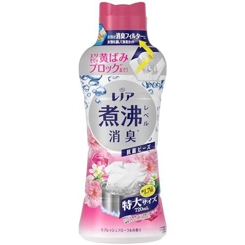 レノア 超消臭 煮沸レベル消臭 抗菌ビーズ リフレッシュフローラル 本体 特大 720mL