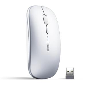 inphic Bluetoothワイヤレス 充電式、3モード超薄型 無線 静音 マウス（Bluetooth 5.0 / 4.0 + USB 2.4G）、ラップトップPCコンピューター用1600DPI｜exp-market