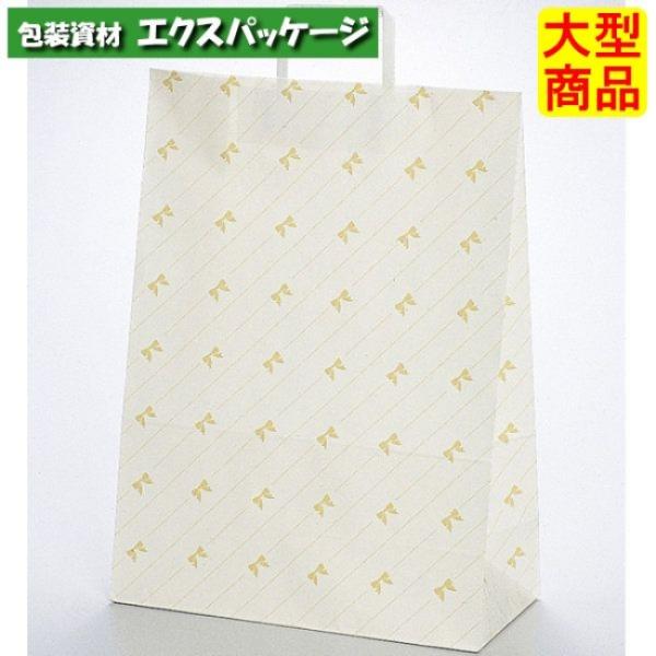 手提袋　ラッピーバッグ　No.1　リボンストライプ　150枚　0120006　ケース販売　大型商品　...