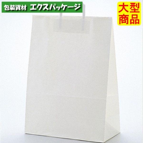 手提袋　ラッピーバッグ　No.1　白無地　150枚　0120022　ケース販売　大型商品　取り寄せ品...