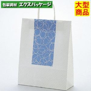 ○手提袋 HZ 風雅 グリーン XZT00655 200枚入 ケース販売 納期1週間