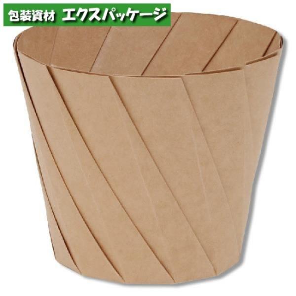 フードカップ＆コンテナ　おりがみカップ　大　茶　本体20枚入　#004739029　バラ販売　取り寄...