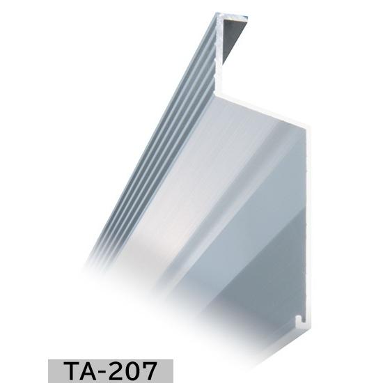 【直線3本+ジョイント3個付】タイセイ　アルミ水切り　TA-207　29.5×92　t=1.5　長さ...