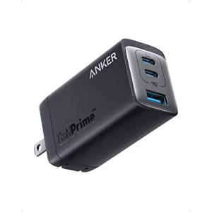 Anker 735 Charger GaNPrime 65W 充電器 USB-A & USB-C 3ポート アンカー　ブラック｜エキスパートショップ本店