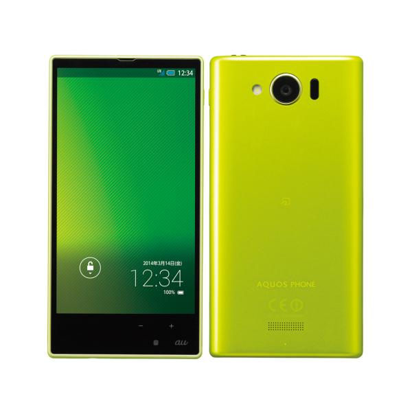 新品未使用 AQUOS PHONE SERIE mini SHL24 イエローグリーン