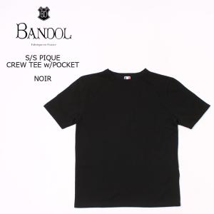 BANDOL バンドール  半袖 ピケ クルーネック ポケットTシャツ メンズ フランス製｜explorer