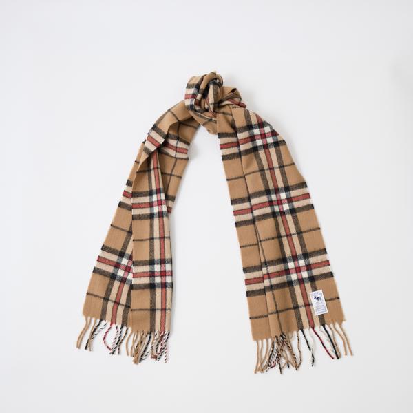 HILL TOP BRAND ヒルトップ ブランド  ラムウール マフラー イギリス製 メンズ レデ...