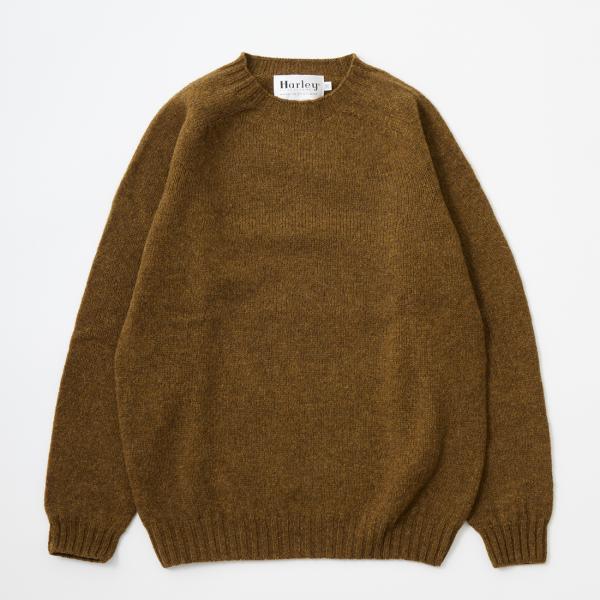 HARLEY OF SCOTLAND ハーレーオブスコットランド ラグラン クルーネック セーター