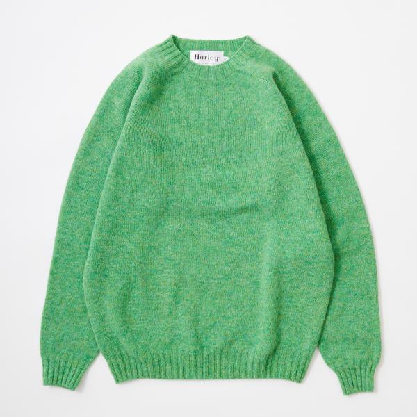 HARLEY OF SCOTLAND ハーレーオブスコットランド ラグラン クルーネック セーター