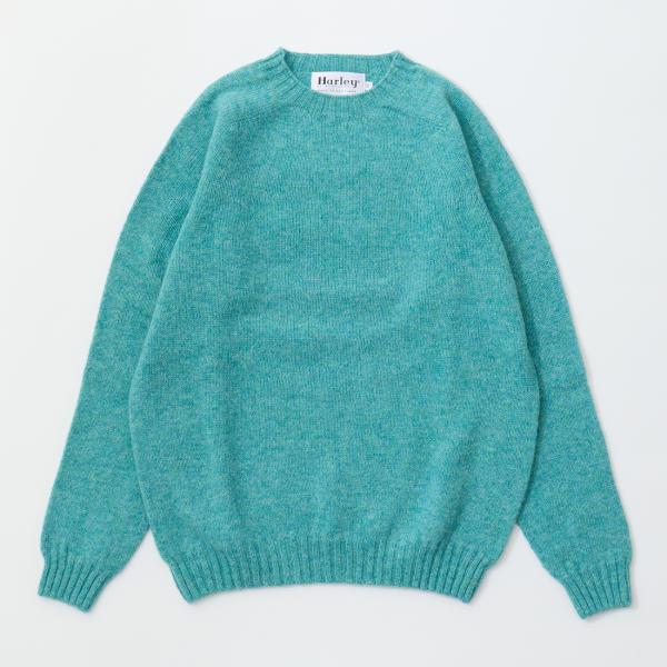 HARLEY OF SCOTLAND ハーレーオブスコットランド ラグラン クルーネック セーター