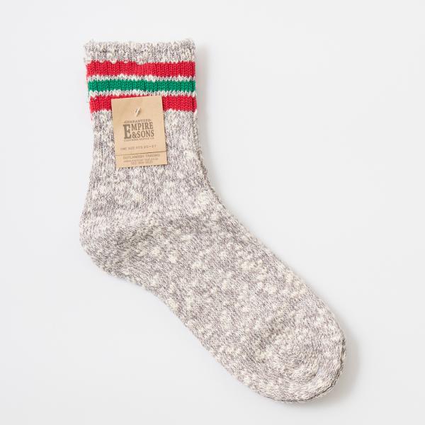 EMPIRE &amp; SONS エンパイア アンド サンズ  ヘンプ混 ソックス 靴下 メンズ 日本製