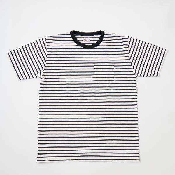 【対象ボーダーTシャツ2枚購入でノベルティプレゼント】FELCO フェルコ  7オンス ストライプ ...