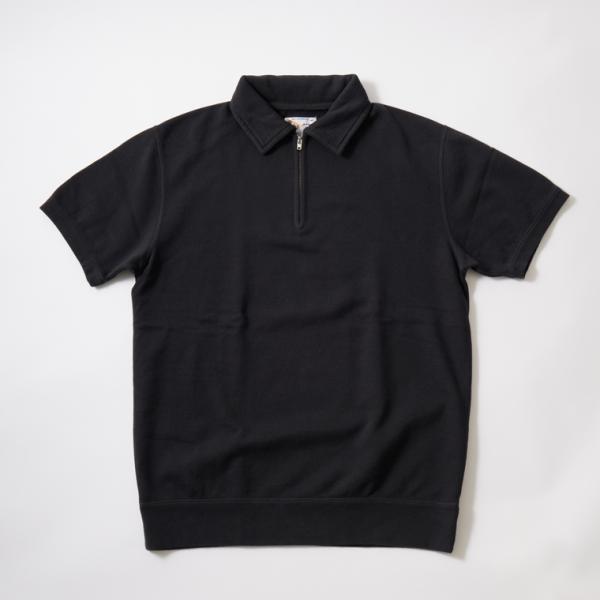 FELCO フェルコ  10オンス フレンチテリー 半袖スウェット ハーフジップ 日本製