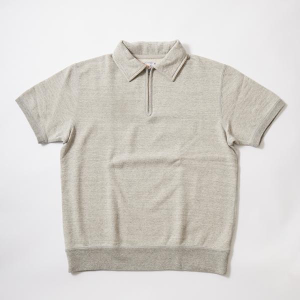 FELCO フェルコ  10オンス フレンチテリー 半袖スウェット ハーフジップ 日本製