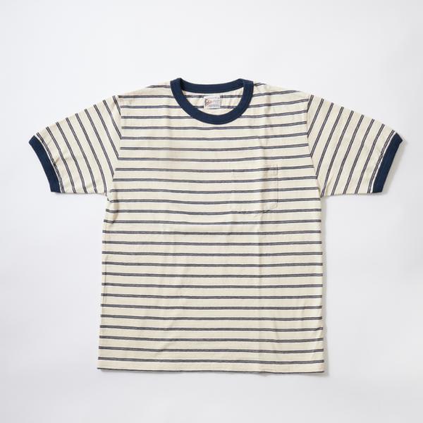 【対象ボーダーTシャツ2枚購入でノベルティプレゼント】FELCO フェルコ  クルーネック ポケット...