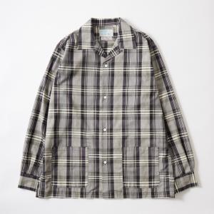 WORKERS ワーカーズ  メンズ オープンカラー マドラスチェックシャツ 日本製｜explorer
