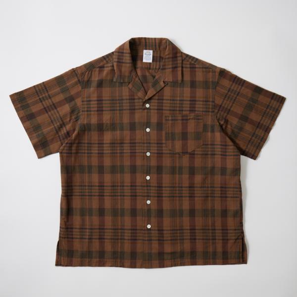 D.C. WHITE ディーシーホワイト  半袖 マドラスチェックシャツ 日本製