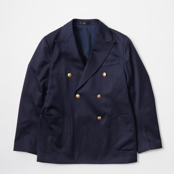 D.C. WHITE ディーシーホワイト ダブル 紺ブレ ウールコットン 日本製