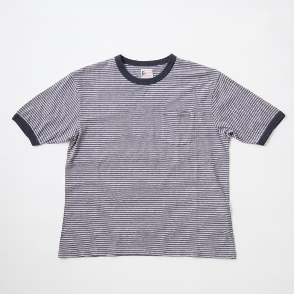 【対象ボーダーTシャツ2枚購入でノベルティプレゼント】FELCO フェルコ  リンガー ストライプ ...