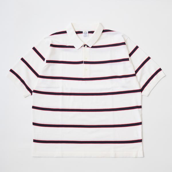 D.C. WHITEディーシーホワイト クラシック ラガーニット ポロシャツ メンズ