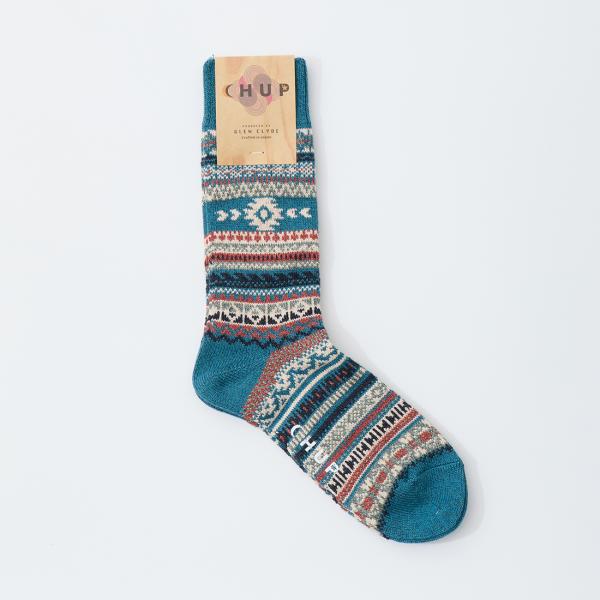 CHUP (チュプ) 総柄 ソックス 靴下 メンズ 日本製