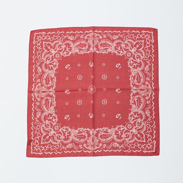 NAVY ROOTS ネイビールーツ  コットンシルク バンダナスカーフ 日本製