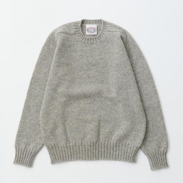 JAMIESON'S ジャミーソンズ  クルーネック ニット 無地 スコットランド製