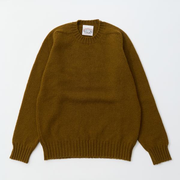 JAMIESON'S ジャミーソンズ  クルーネック ニット 無地 スコットランド製