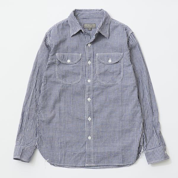 EMPIRE &amp; SONS エンパイアアンドサンズ  ユーティリティ コットンリネン ギンガムチェッ...