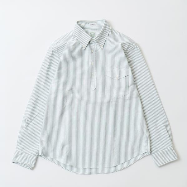 KEATON CHASE USA キートンチェイスユーエスエー プルオーバー ストライプシャツ 日本...