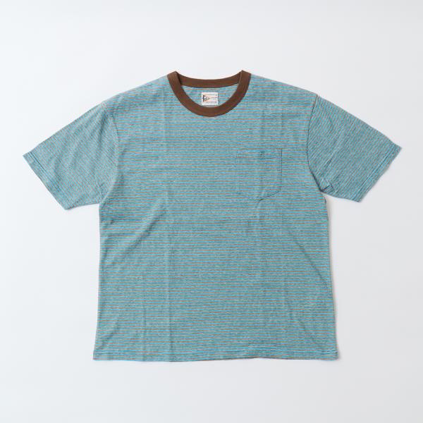 【対象ボーダーTシャツ2枚購入でノベルティプレゼント】FELCO フェルコ  クルーネック ストライ...