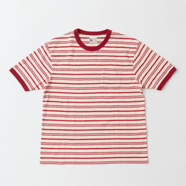 【対象ボーダーTシャツ2枚購入でノベルティプレゼント】FELCO フェルコ  リンガー ストライプ ...