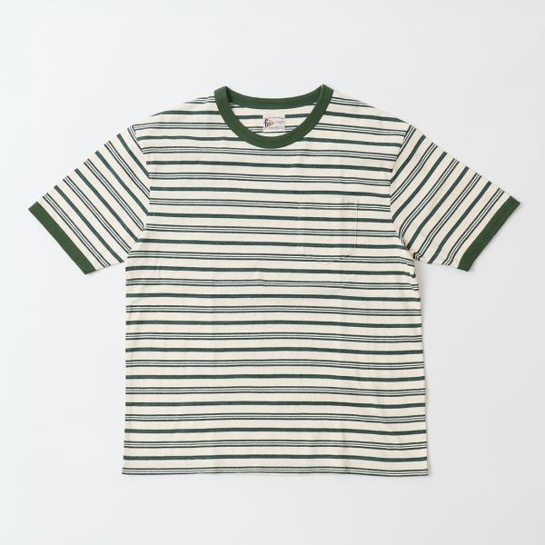 【対象ボーダーTシャツ2枚購入でノベルティプレゼント】FELCO フェルコ  リンガー ストライプ ...