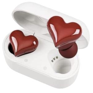 HeartBuds 〈ピンク〉 ハート ワイヤレスイヤホン :heartbuds:funny ...