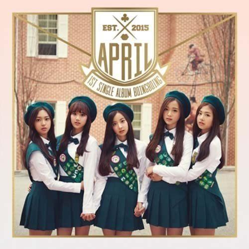 APRIL - Boing Boing : 1st Single CD 韓国盤