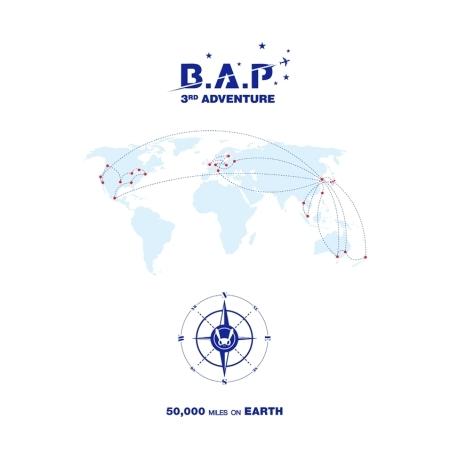 B.A.P - 3rd Adventure : 50,000 Miles On Earth  DVD...