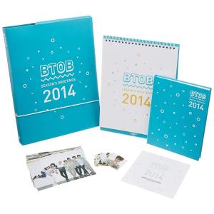 BTOB - 公式カレンダー 2014 SEASON'S GREETINGS  卓上カレンダー + GOODS + DVD リージョン3  韓国版｜expressmusic