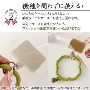 スマホ リング ストラップ シリコン ホルダー...の詳細画像4