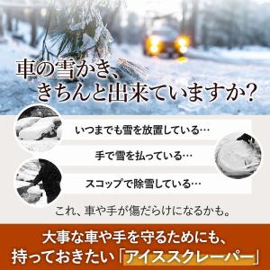 雪かき 雪落とし 氷 雪 霜取りヘラ 除去 除...の詳細画像1