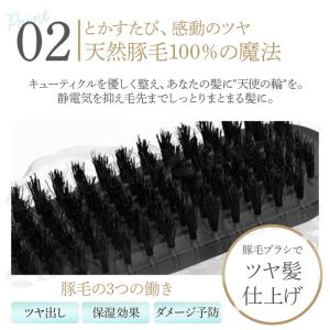 ツインブラシ 挟む ブラシ ヘアブラシ ストレ...の詳細画像4