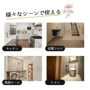 ラウンド 玄関マット 北欧 ボタニカルデザイン...の詳細画像2