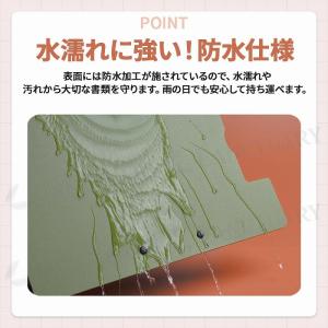 バインダー 両面 A3 A4 二つ折り クリッ...の詳細画像4