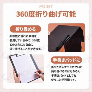 バインダー 両面 A3 A4 二つ折り クリッ...の詳細画像5