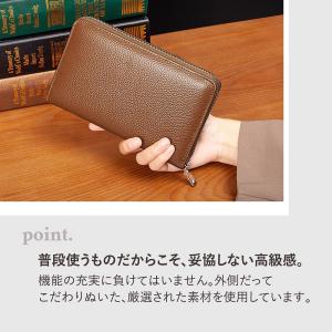 通帳 ケース レザー スキミング防止 磁気 ポ...の詳細画像4