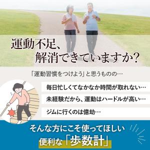 歩数計 大画面 見やすい シンプル クリップ ...の詳細画像1