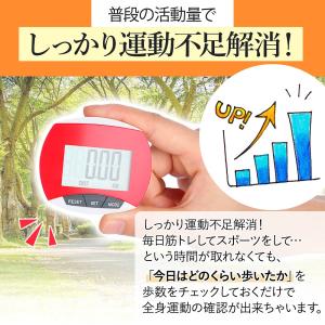 歩数計 大画面 見やすい シンプル クリップ ...の詳細画像2