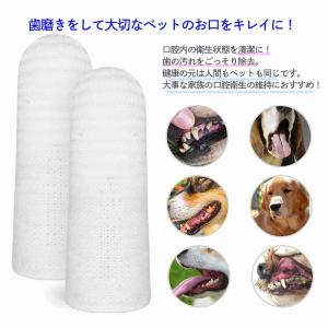 ペット用歯ブラシ 10個入り 歯みがき 指サッ...の詳細画像1