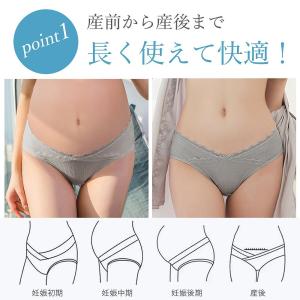 マタニティショーツ レディースショーツ 新色 ...の詳細画像5