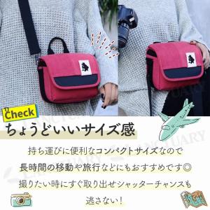 カメラバッグ 鞄 バッグ コンパクト カメラ女...の詳細画像4